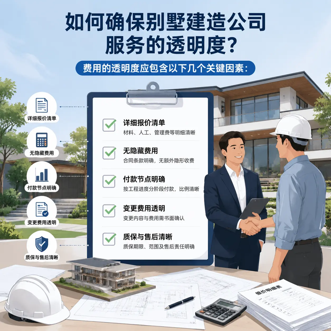 在 道真 如何确保别墅建造公司服务的透明度?