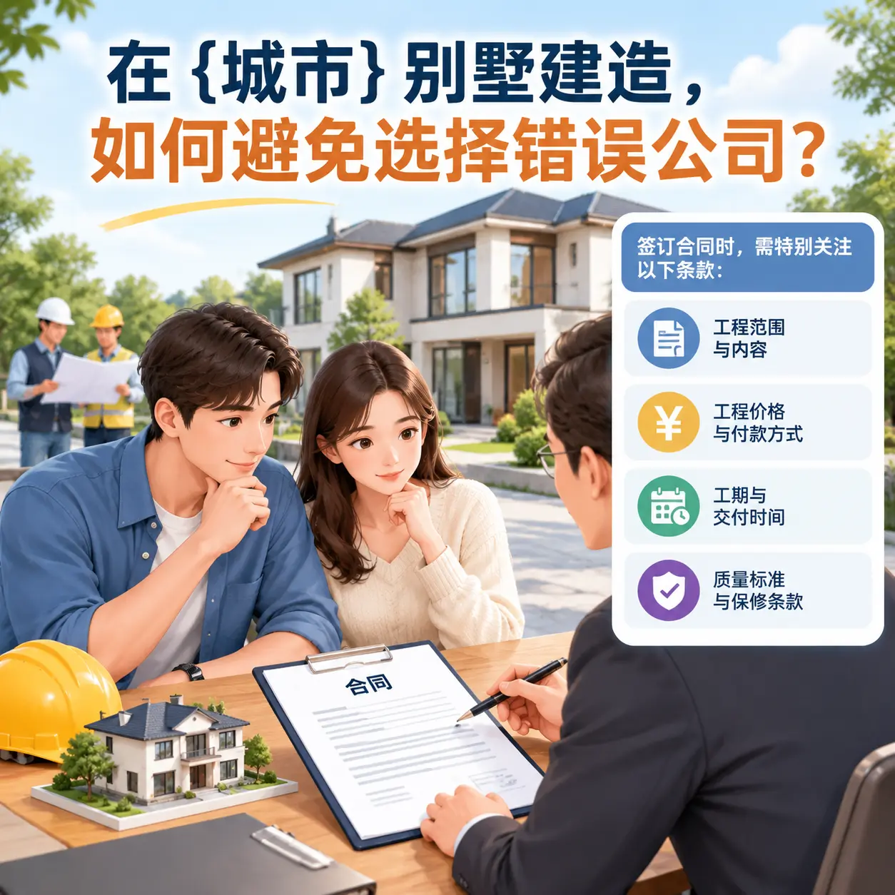 在 道真 别墅建造，如何避免选择错误公司？