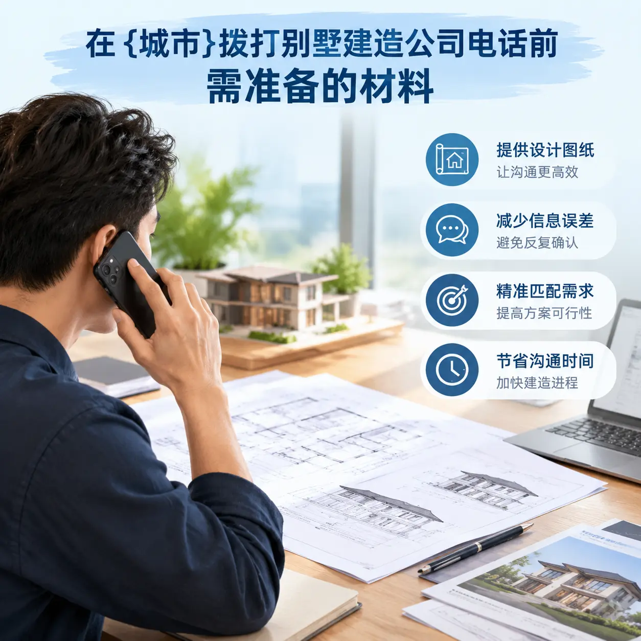 在道真拨打别墅建造公司电话前需准备的材料