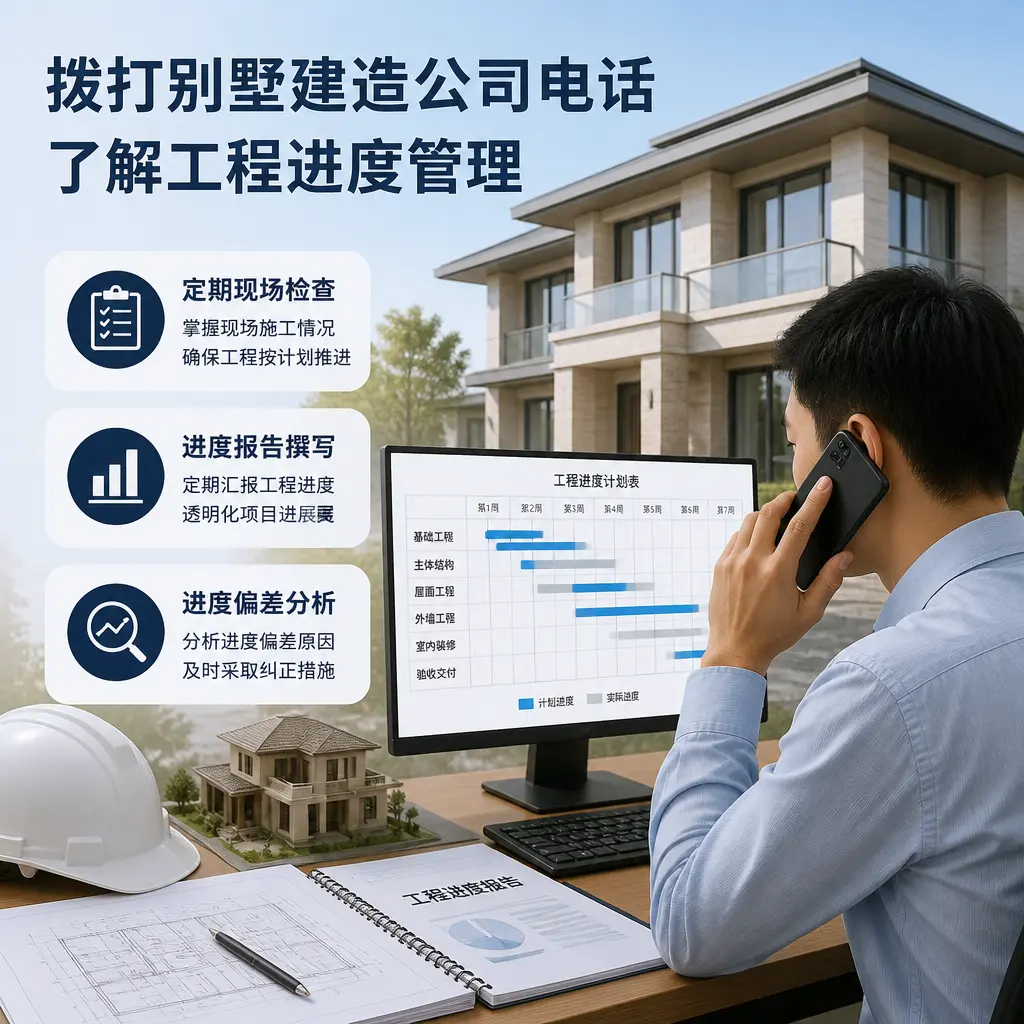 拨打道真别墅建造公司电话，了解工程进度管理