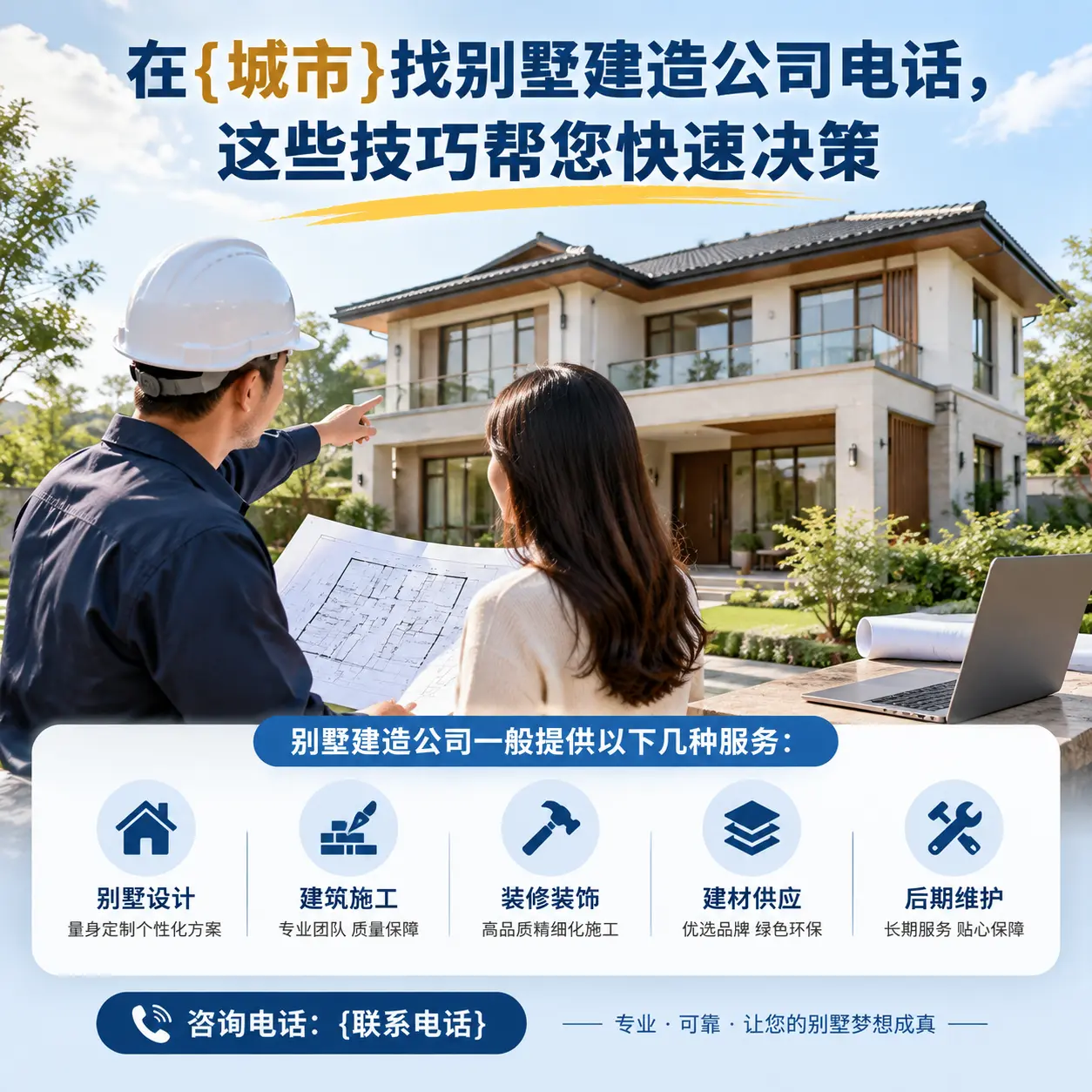 在道真找别墅建造公司电话，这些技巧帮您快速决策