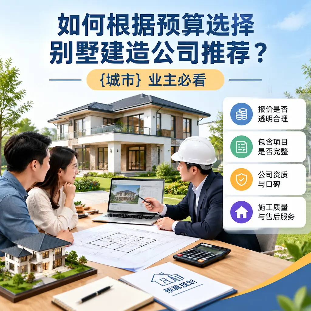 如何根据预算选择别墅建造公司推荐? 道真 业主必看